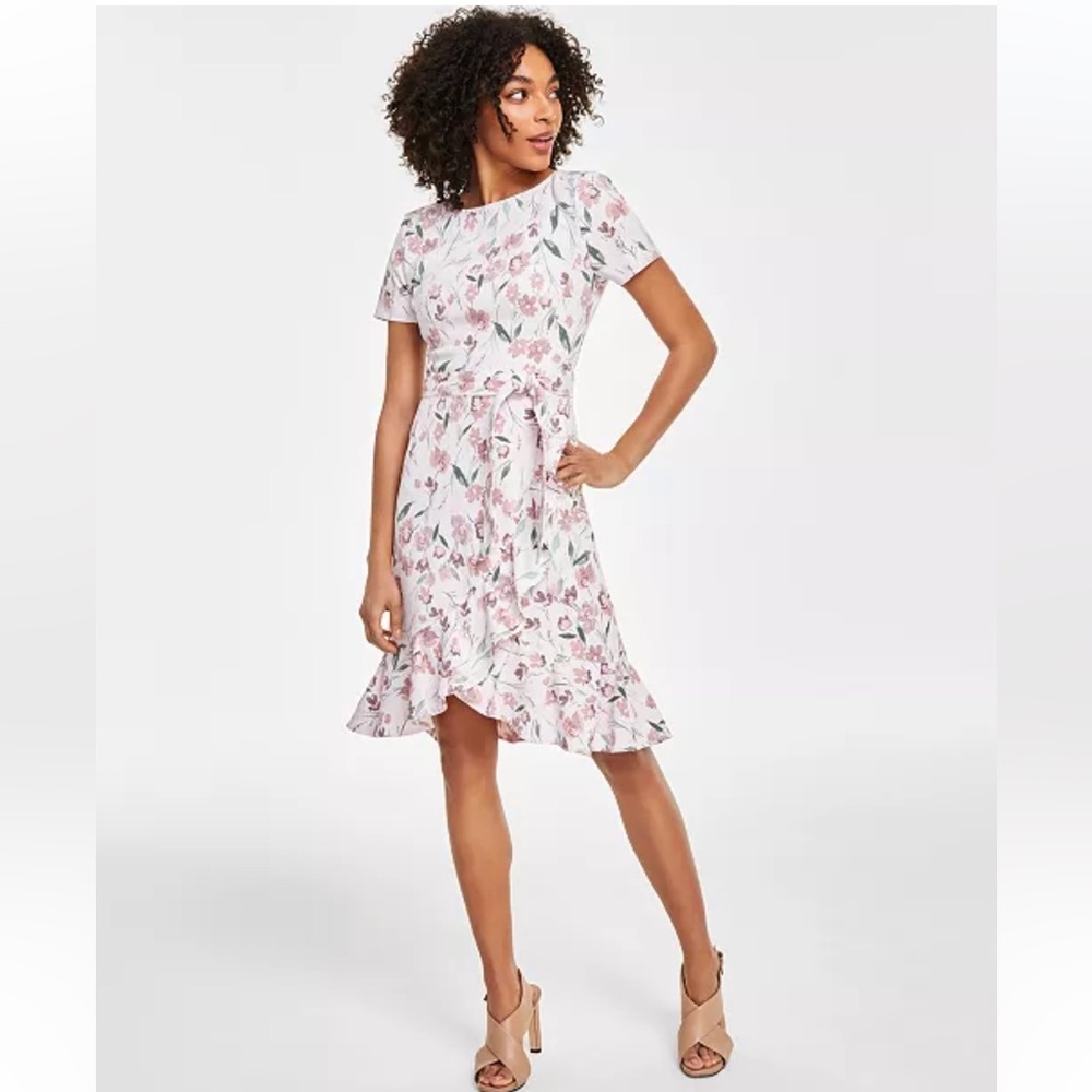 {Calvin Klein} Floral Dress